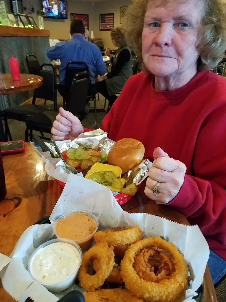 Onion Rings and Jr Burger